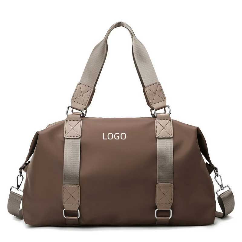 2025 Fitness Bag Hand-held Training Yoga Bag Womens Large Capacity Business Travel Luggage Bag Short Distance Luxury Travel Bag Y250304
