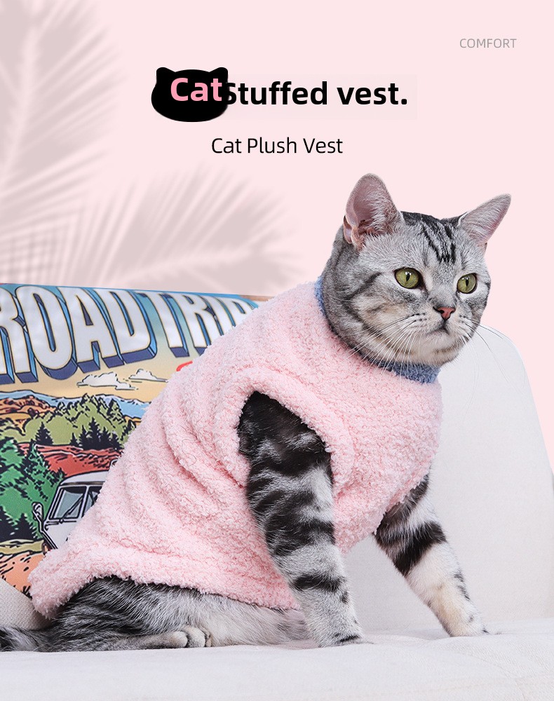 Designer Dog Clothes Brand Flannel Dog Sweater - Warm Winter Puppy Sweatshirts with Soft Coat for Small Dogs & Cats Pet Apparel