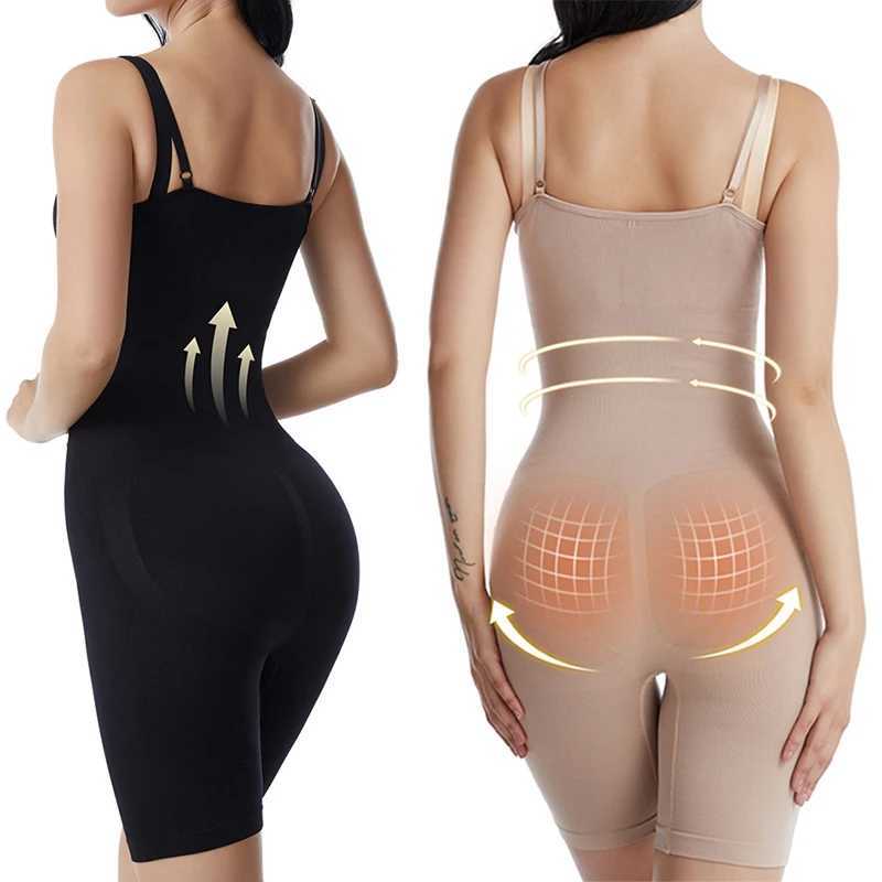 Seamless Bodysuit Women Butt Lifter Shapewear Belly Control Body Shaper Strappy-Back Chest Lifter Correct Pore UnderwearXJ250304