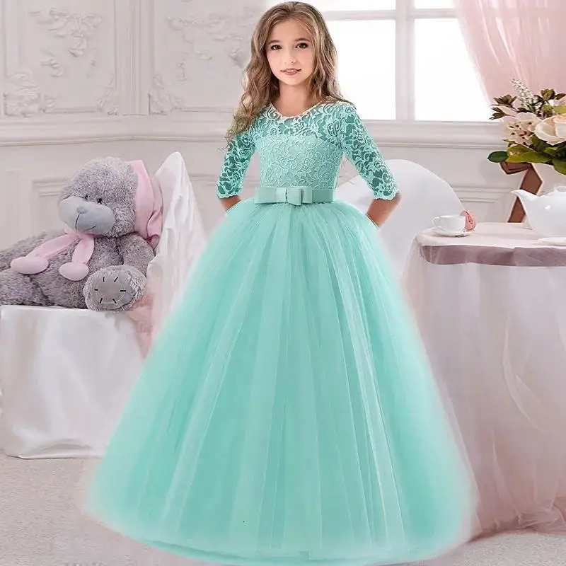 Childrens Princess Party Wearing Christmas Dress Girls Birthday Wedding Banquet 314 Years Old 250303