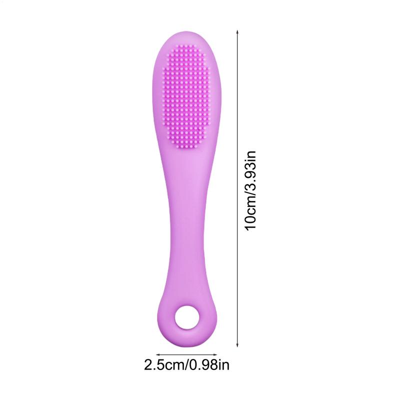 Grooming Brush For Cat Chin Soft Silicone Grooming Chin Scrubber Non-Slip Cleaning Brush Finger Multifunctional Pet Supplies For