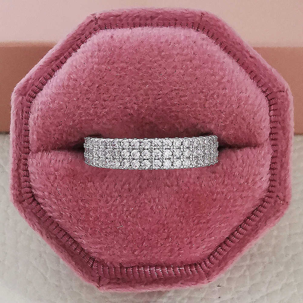 Couple Rings Explosive ring plain ring womens color does not fade r802 H25303