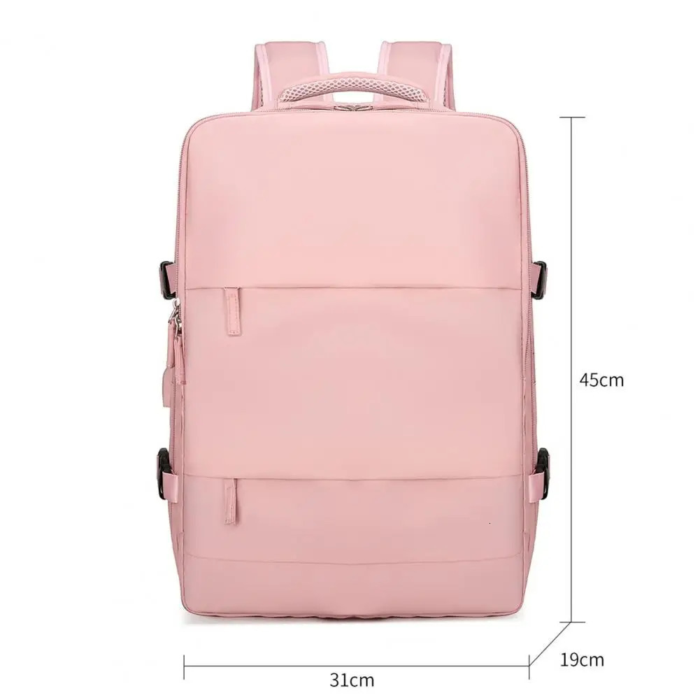 Ship from US Backpack Briefcase Capacity Travel for Women Men with Multi Pockets Waterproof College Bag Hiking Business Flight 250304FBB