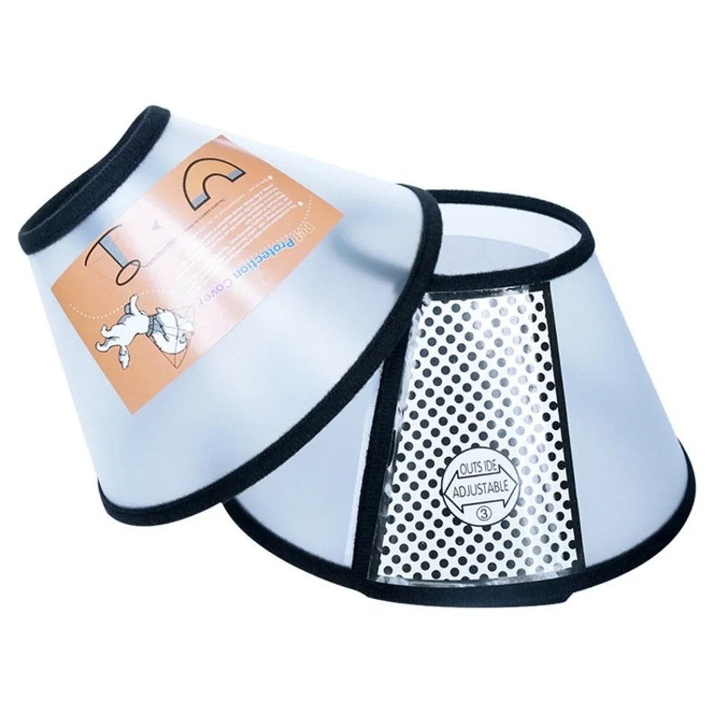 Pet Protective Collar For Small Large Dogs Anti Bite Grasping Licking Collar Puppy Cat Recovery Cone Ring Pets Care Accessories