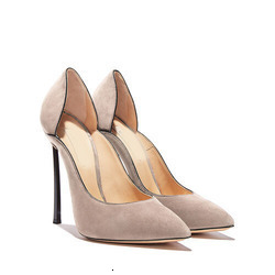 Ins Fashion Show Plated Steel Heels Pointed Women's Single Shoes Pumps