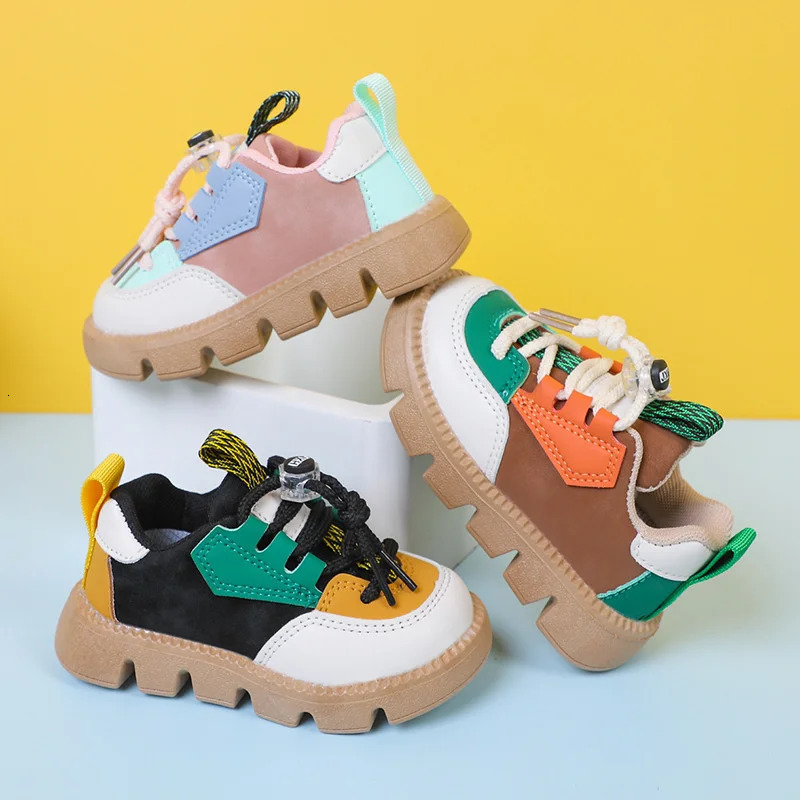 Size 2130 Autumn Children Girl Pink Shoes Breathable Kids Sneakers for 518 Yrs Boy Lightweight Shoe Walking Soft 250303