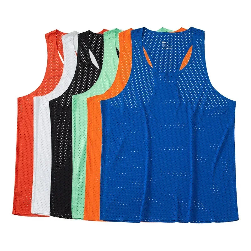 Athletics Tank Tops Summer Marathon Long Distance Running Quick Dry Vest Men Breathable Mesh Sports Trail Running Training Male 250304