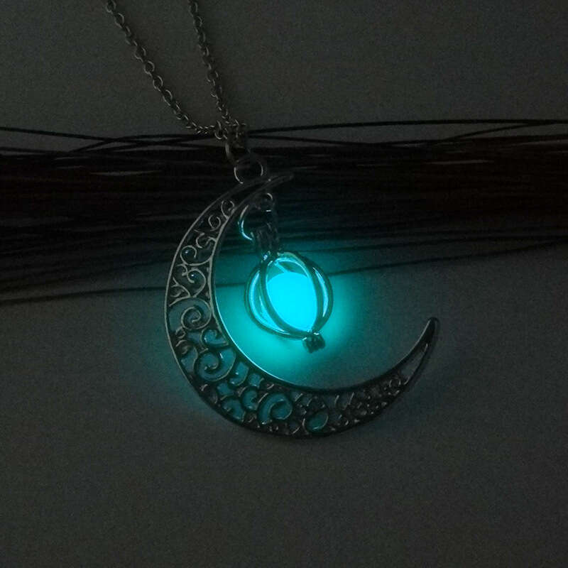 Sparkg Moon Pumpkin Creative Necklace Halloween Women's Neckchain Alloy Collar Chain