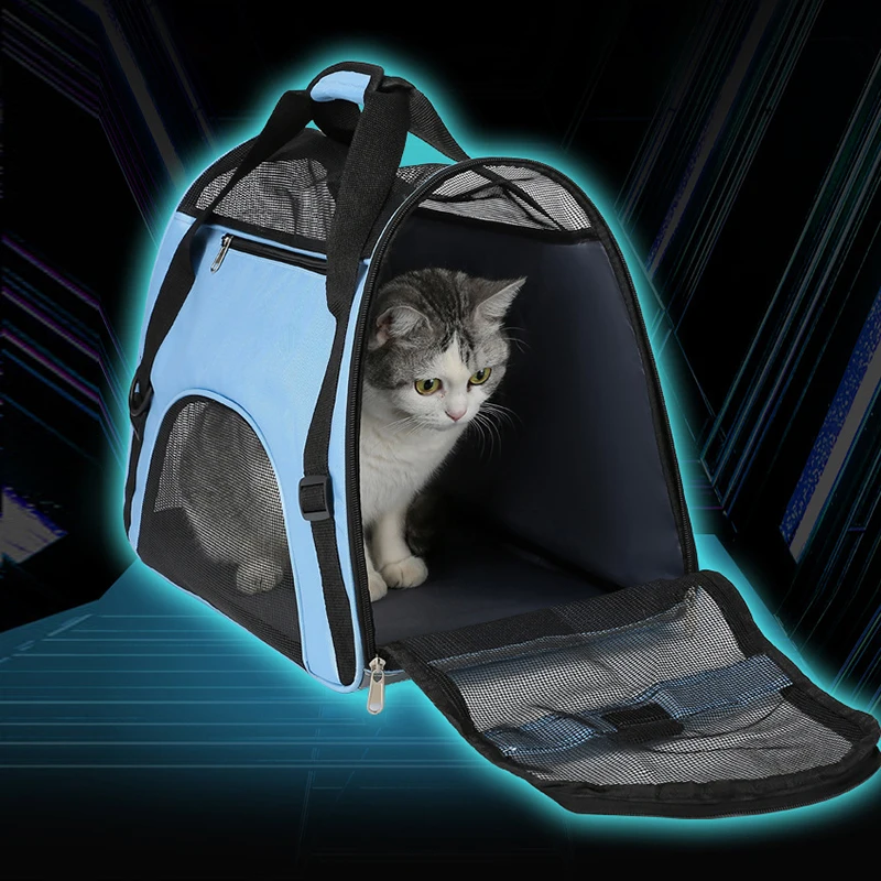 Portable Pet Puppy Travel Bag Pet Backpack Rucksack Breathable Mesh Small Dog Cat Dog Outdoor Tent Backpack Outdoor Pet Handbag