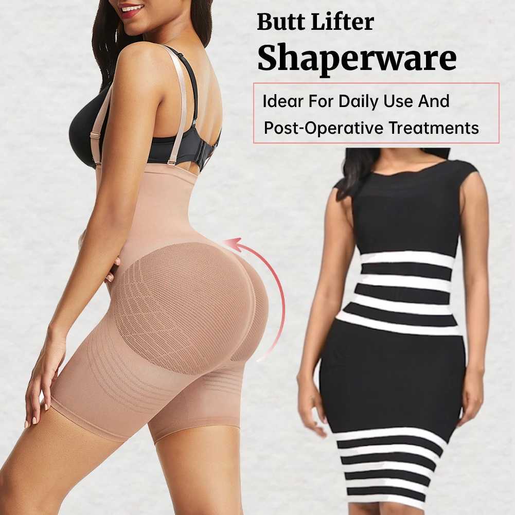 Waist Trainer Body Shaper Colombianas Streching Women Seamless Bodysuit Butt Lifter Shapewear Slimming Sheath Flat Belly CorsetXJ250304