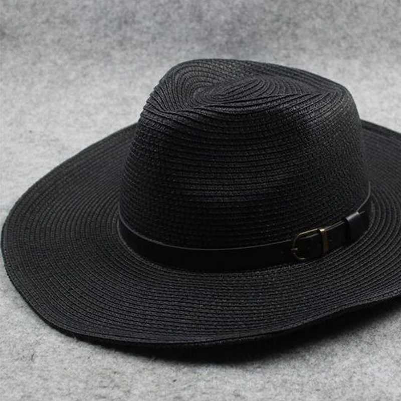 New oversized 62cm foldable jazz Str hat for men and women summer beach tie Sunscreen outdoor sports sun hat wholesaleXJ250304