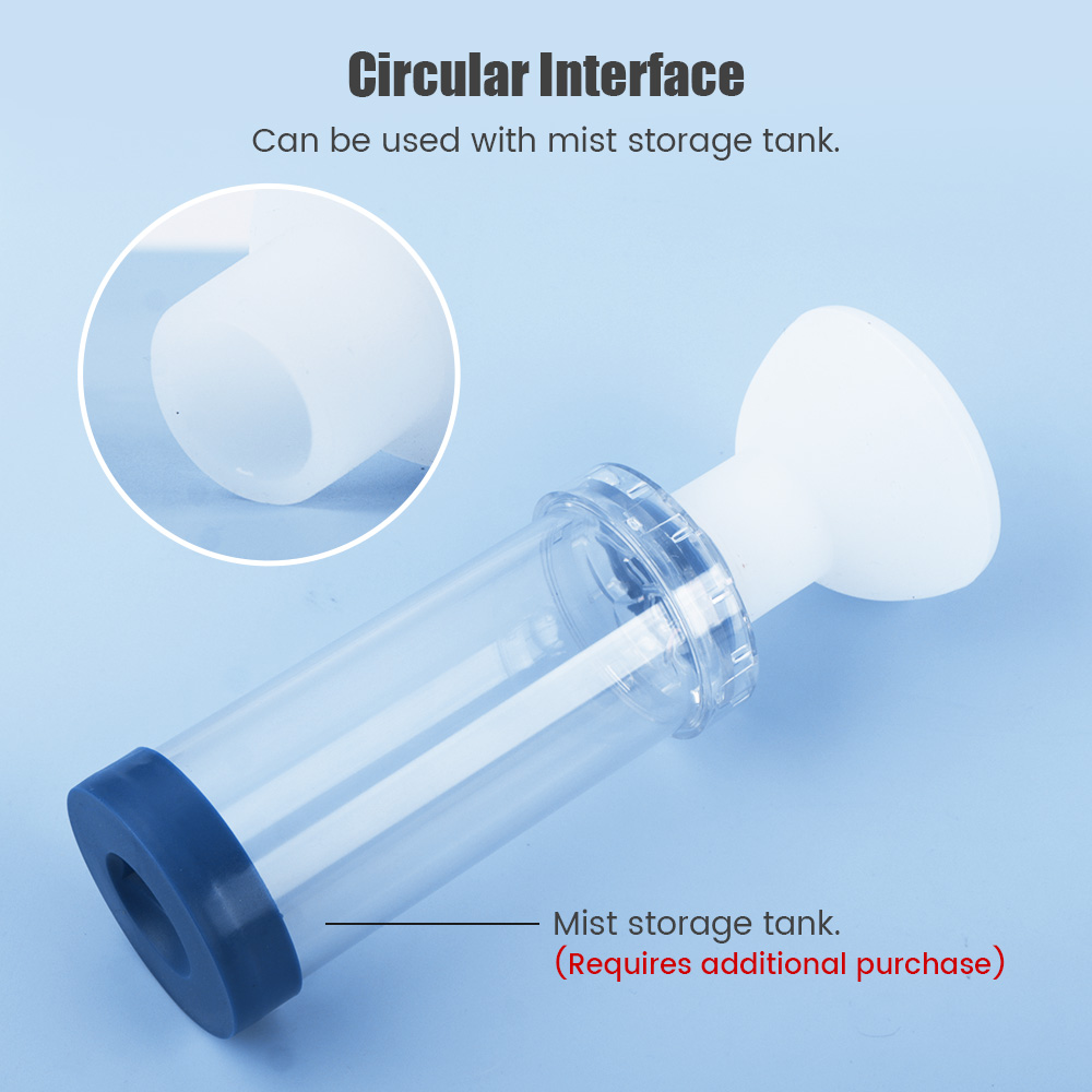 Pet Feline Cat Dog Aerosol Chamber Mask Tank Spacer Assist Inhalation Pump Nebulizer Manual Plastic Silicon Mask Animal Clinic