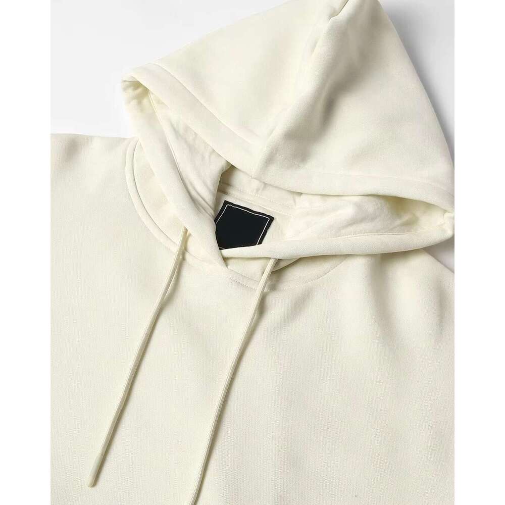 Custom Fiess Cotton Basic Pullover For Women Private Hoodie Embroidery Fleece Sweatshirt