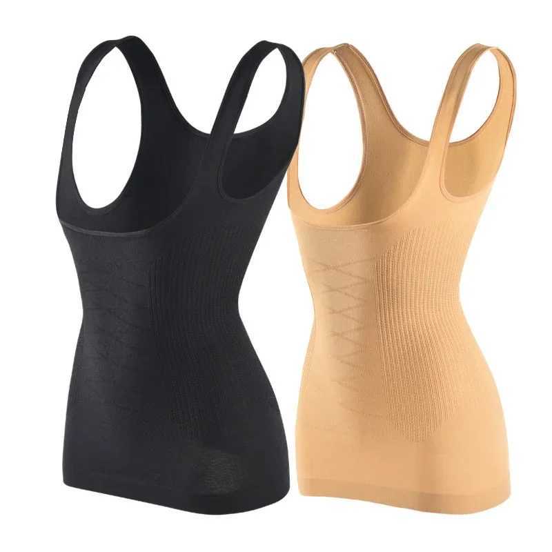 Women Slimming Vest Shaper Slimming Tummy Control Tank Top Vest Bodysuits Shapewear Tummy Waist Corset Girdle Body ShaperXJ250304