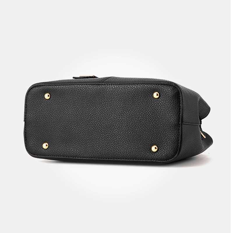 Womens PU leather handbag womens large handbag womens square shoulder bag Z250303