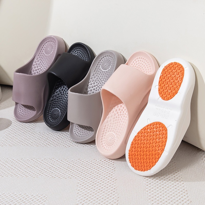 EVA anti slip soles elderly, with soft and thick soles, providing comfortable taking a shower in the slippers designer sandals