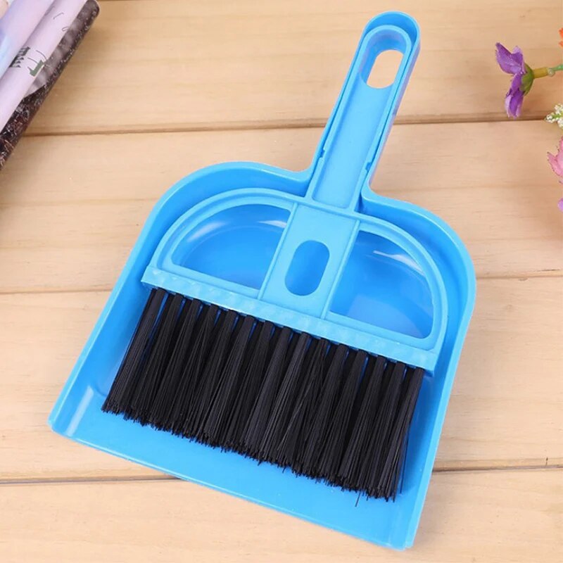 Broom Dollhouse Miniature Broom Tiny Table Broom Small Hand Broom Small Dustpan Bird Cage Brush Cleaner