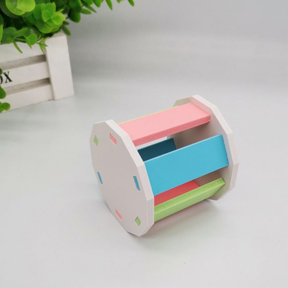 Hamster Toy Roller Hamster Cage Accessories Pet Supplies DIY Exercise Training Rainbow Gerbils Rats Chinchillas Bell
