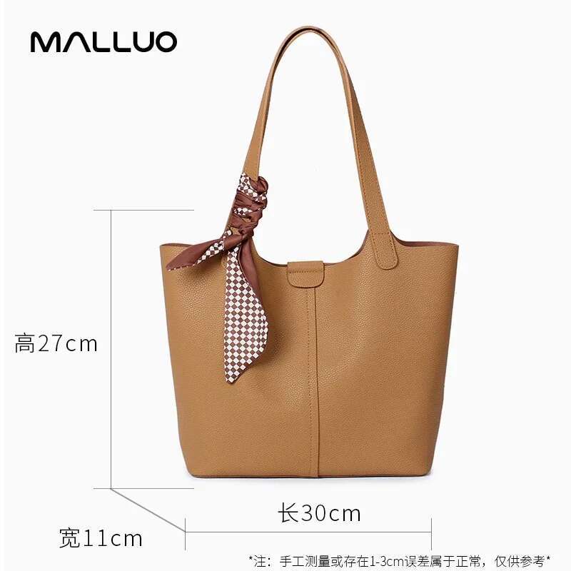Genuine Leather Designer Large Capacity Fashionable Casual Shoulder Bag Commuting Work Handbag For Women Office