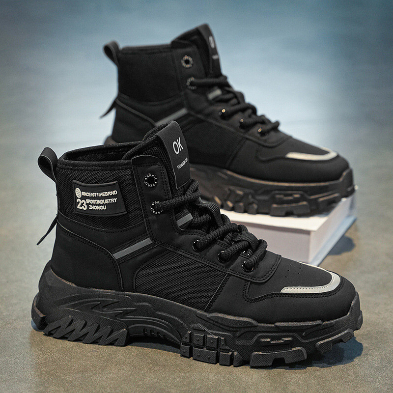 High Top Martin Boots 2025 Designer s New Original Hot Selling Men s Lace Up Fashionable Multifunctional Thick Soled Sports And Leisure Short Boots