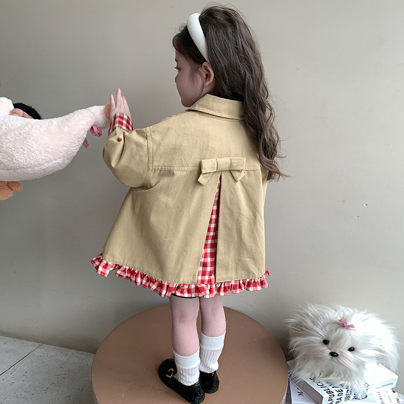 Ddmyshoesvip Girls Wind Jacket New Fashionable Western Style Children S Clothing Female Baby Spring And Autumn Casual Versatile Coat