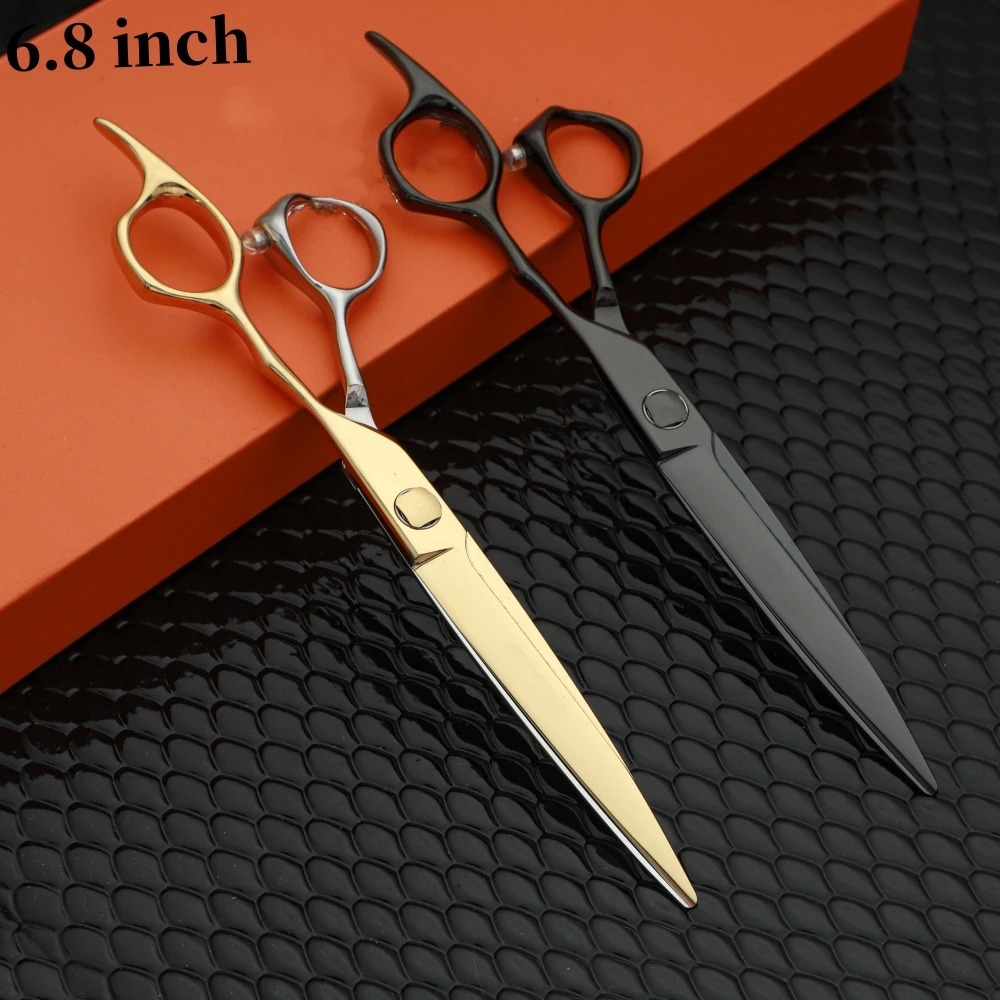 Professional CNC Haircutting ScissorsBarber Supply Tools AccessoriesThin hair scissors with reverse teeth 440C 5.5-6.5-7inch 250304