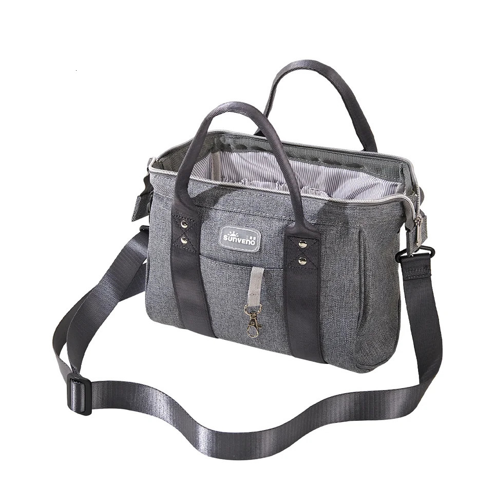 Sunveno Multi-Function Diaper Bag for Short Trips Stylish Durable Baby Bag for Parents Mommy Shoulder Bag Crossbody Carry 250304