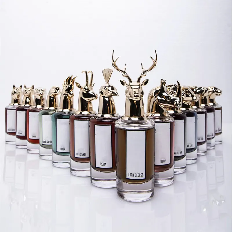 Designer animals fragrance portraits perfume duchess rose lady blanche mr sam lord gedrge classic arthur teddy the duck yasmine helen contan