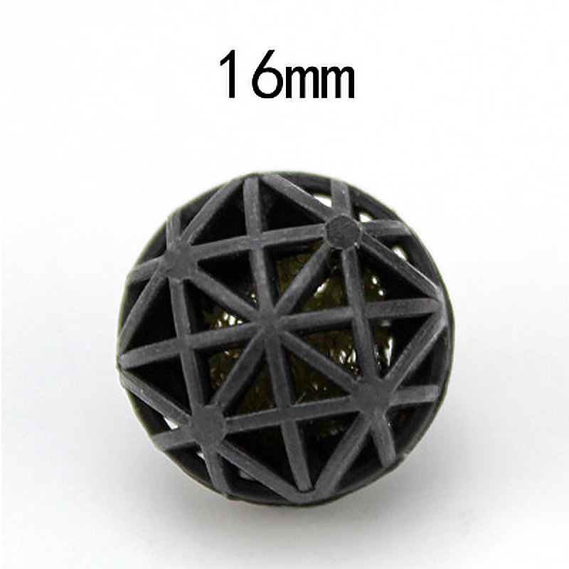 50Pcs/lot 16/26mm Black Aquarium Filter Bio Balls Fish Tank Air Clean Pump Canister Biochemical Cotton Filter Media Tools