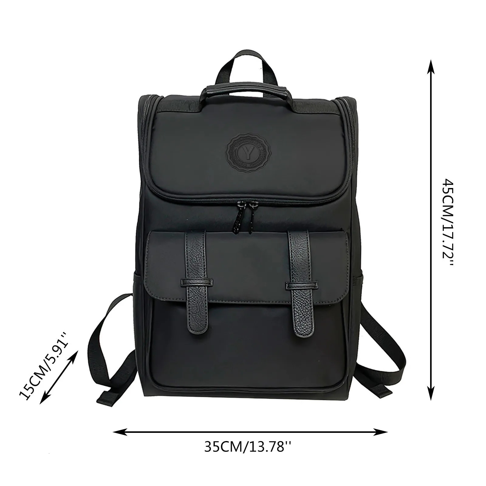 Ship from US Womens large capacity travel bag womens student backpack fashion trend teenagers high school leisure 250304FBB