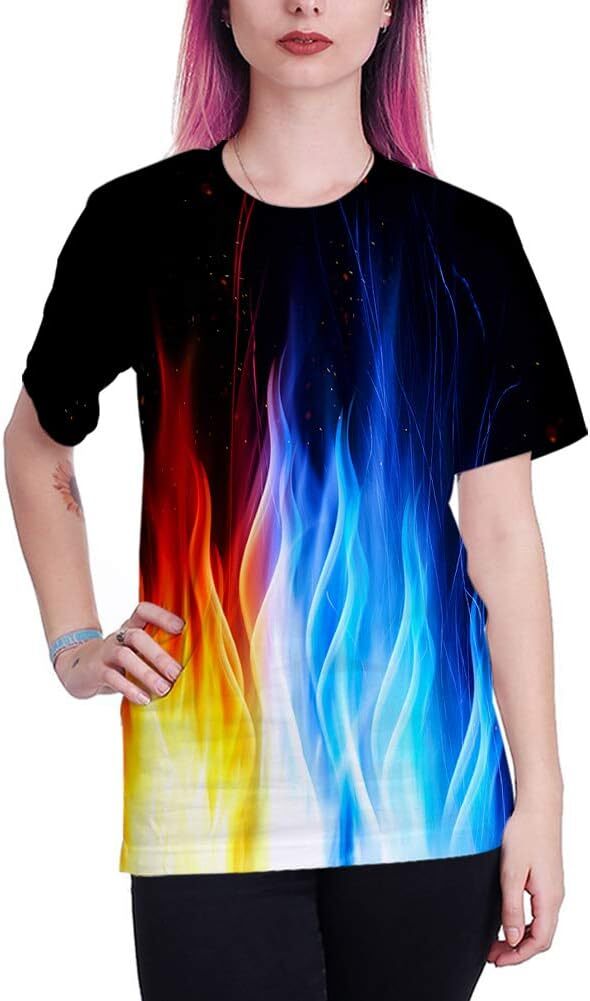 Mens T shirt Shirts for Men Women Graphic Tees Unisex 3D Printed Short Sleeve Novelty Tops T-Shirts tee Casual tops summer clothes cool