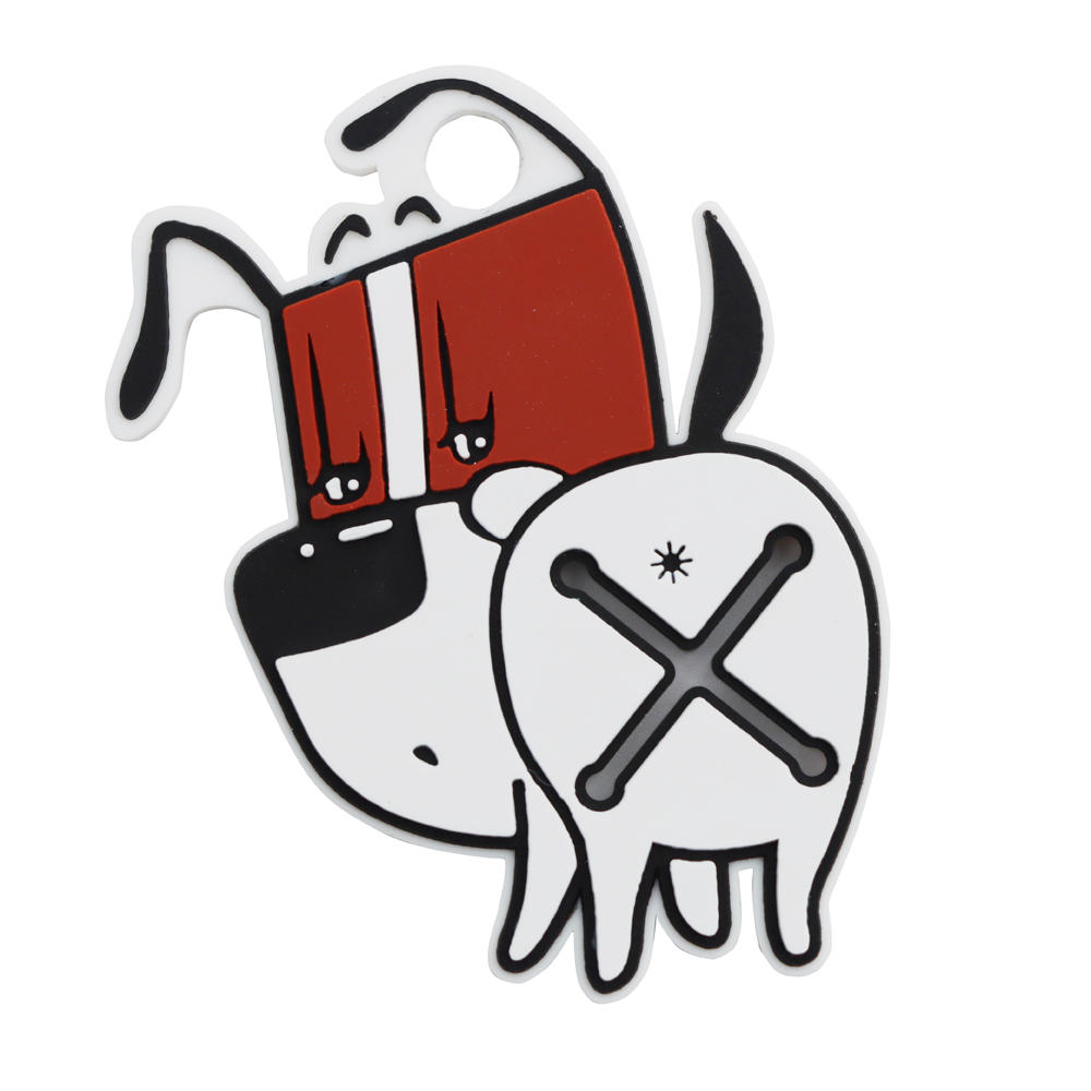 Pvc Pet Shit Bag Clip Dog Poop Bag Holder Waste Bag Dispenser Glow poop bag clip Cleaning Products