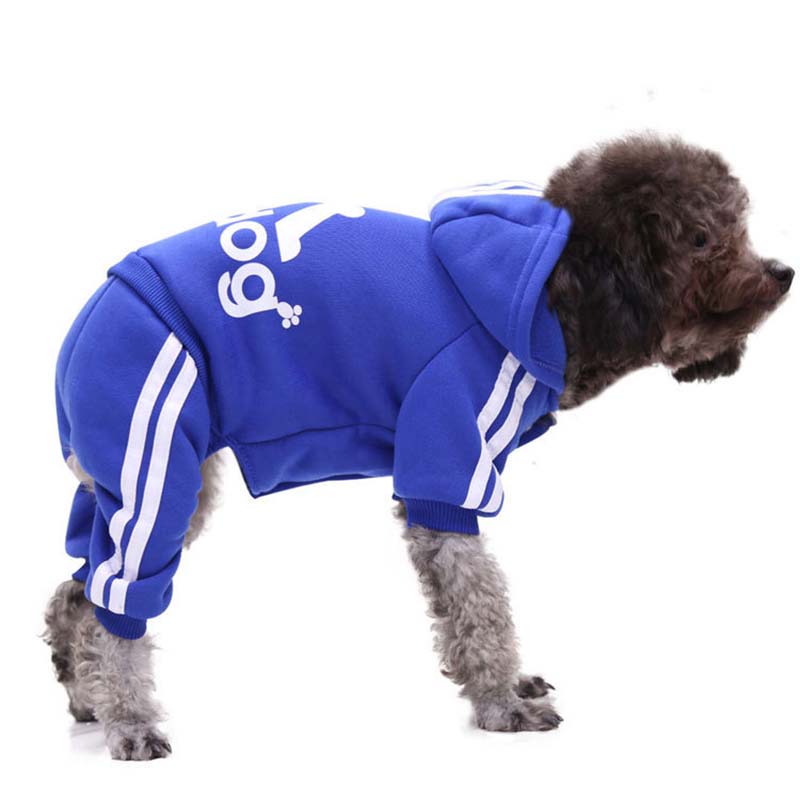 Hoodies Jumpsuit Warm Sweatshirt for Small Medium Large Jacket Clothing Pet Costume Dogs Clothes