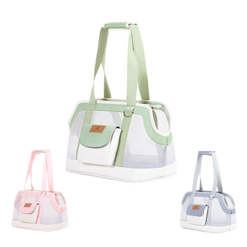 Cat Bag Soft Side Carrying Portable Mini Dog Carrier Bag Outgoing Travel Breathable Pets Handbag Transport Bag