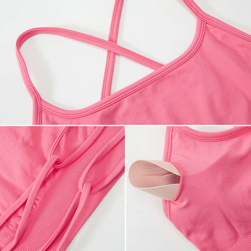 European American seamless nude clothes, women's quick drying yoga beauty back gathering sports underwear, outdoor running and fiess bra, 2025 ne