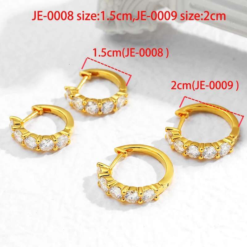 Smyoue 3cttw Moissanite Hoop for Women 4mm Stones D Color Sparkg Created Dia Earring 100% Sterg Sier