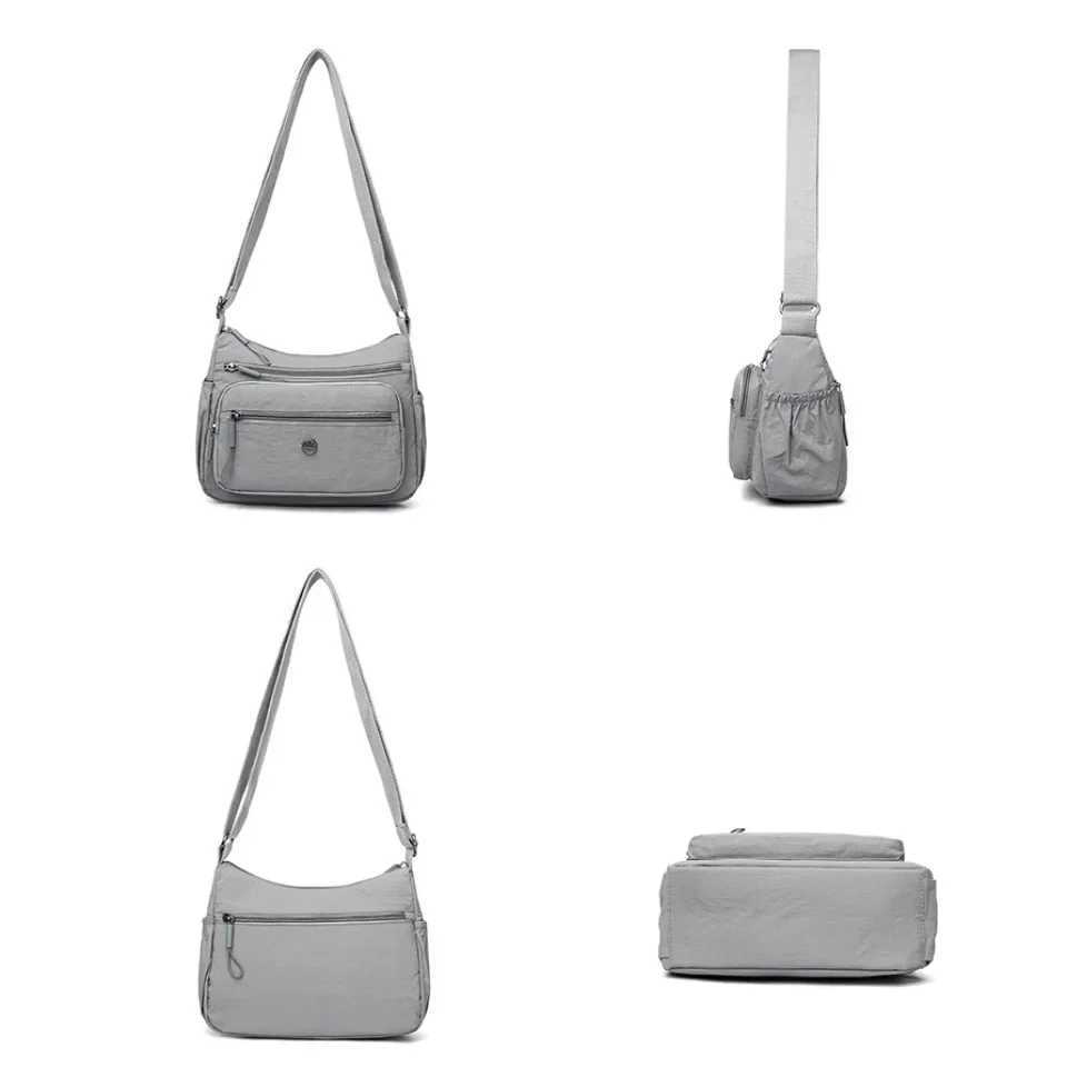 New Middle-aged Womens Bags Fashion Shoulder Bags Versatile Nylon Crossbody Bag Large-capacity Mothers Bag for Daily Travel Z250303