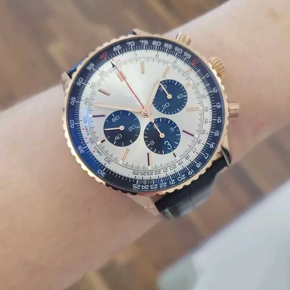 2025 VIP New Luxury Old Brand Mens V K Quartz Multifunctional Fashion Waterproof Classic Couple Golden BezelXJ250304