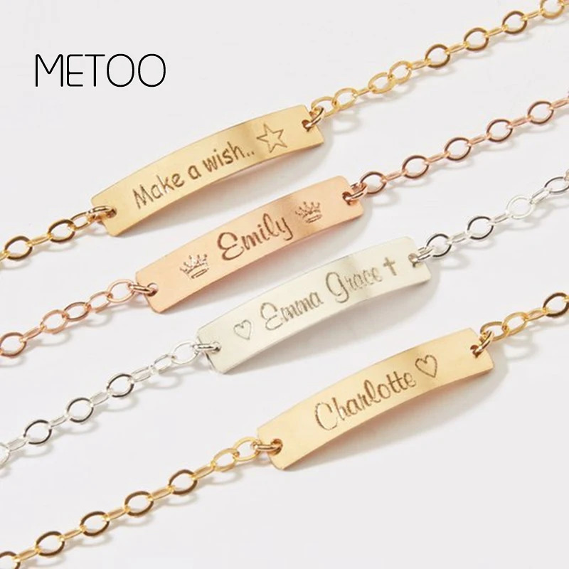 DOREMI Kids Bracelet Baby Jewelry Custom Name Bracelets Gold Charm Child ID Stainless Bracelet Kids Customized Nameplate Bangles 250304