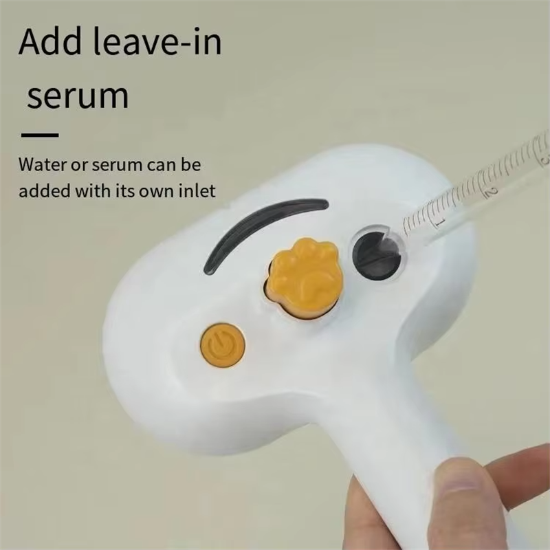 Pet Steam Brush for Dog & Cat Spray Hair Removal Comb Water Brush for Long & Short Haired Pets Spritz Defur Comb