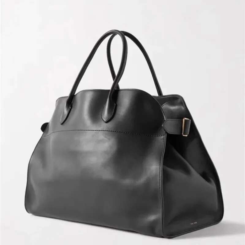 Natural Suede Leather Handbag Large Capacity Solid Color Two Layer Cowhide High-End Crossbody Brand Design Retro Tote Bag