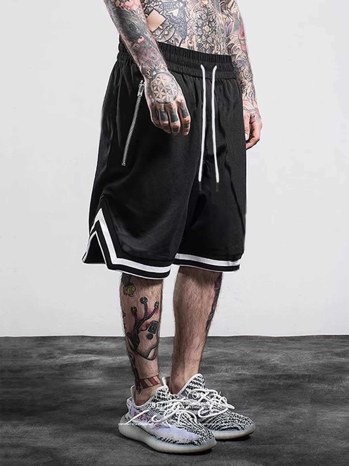 Mens Sports Basketball Shorts Mesh Quick Dry Gym Shorts for Summer Fitness Joggers Casual Breathable Short Pants ScantiesT250304