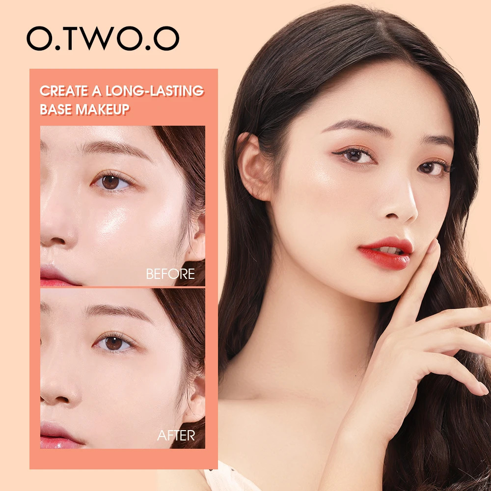 Face Setting Powder Cushion Compact Powder Oil Control 3-color Matte Finish Concealer Makeup Press Powder 250305