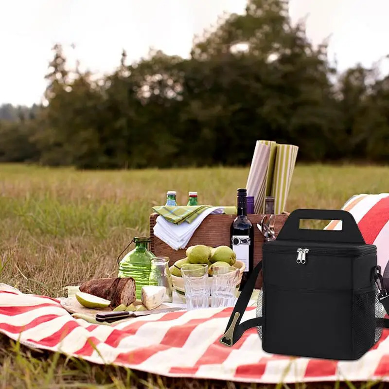 Ship from US Beach Cooler Backpack Waterproof Lunch With Removable Strap Large Capacity Oxford Cloth Insulated Bags Food Organizer 250304FBB