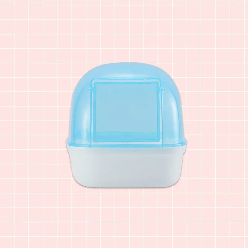 Dust-Free Hamster Bathroom Sauna Room With Door Small Pet Rat Sand Bath Toilet Cleaning Room Gerbil Bathtub Hamsters Accessories