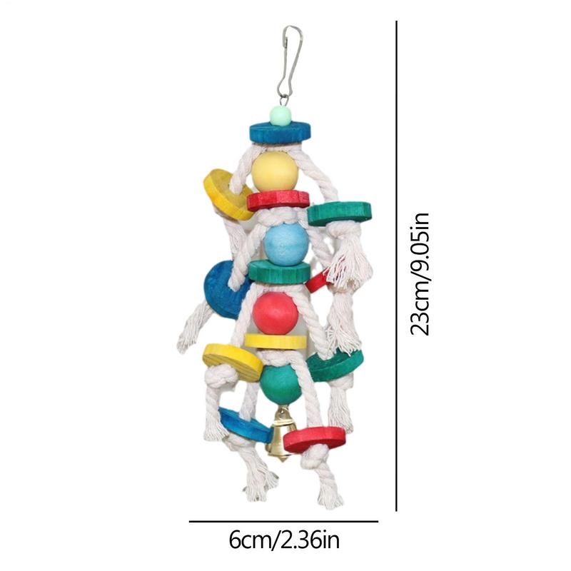 Bird Cage Toys Parrot Chewing Toys Bird Parrot Chewing Blocks For Small And Medium Parakeets