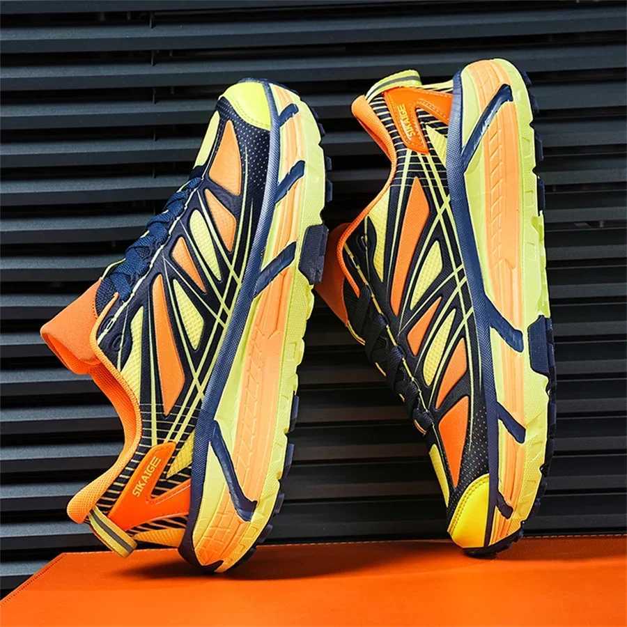 tralight Trail Running Shoes for Men Outdoor Climbing Sneakers Men Mesh Jogging Sports Shoes Thick Soled Off-road Shoes M Z250312