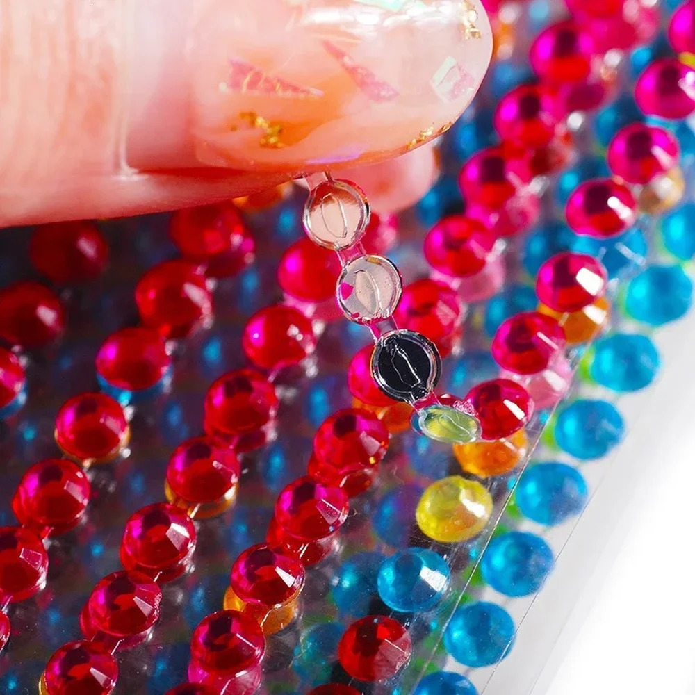 36mm Glitter Diamond Face Jewels Eyeshadow Stickers Self Adhesive Body Tattoos Eyebrow Nail Decorations 250219