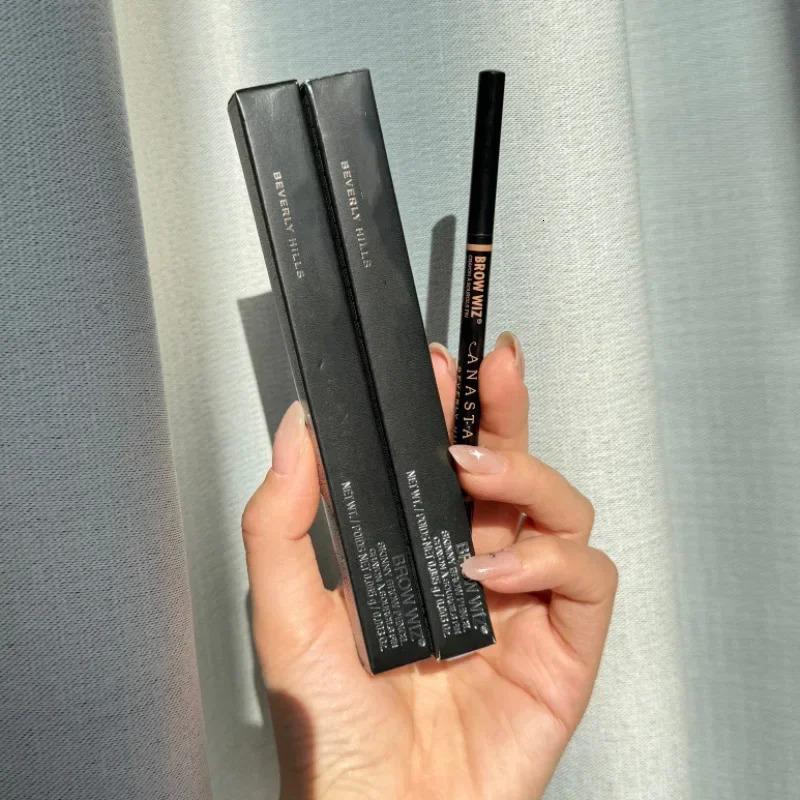 Ultra-fine Anasta ABH Double Brow Pencil Waterproof Perspirant Resistant and Durable Double Head Spiral Eyebrow Brush Wholesale 250222