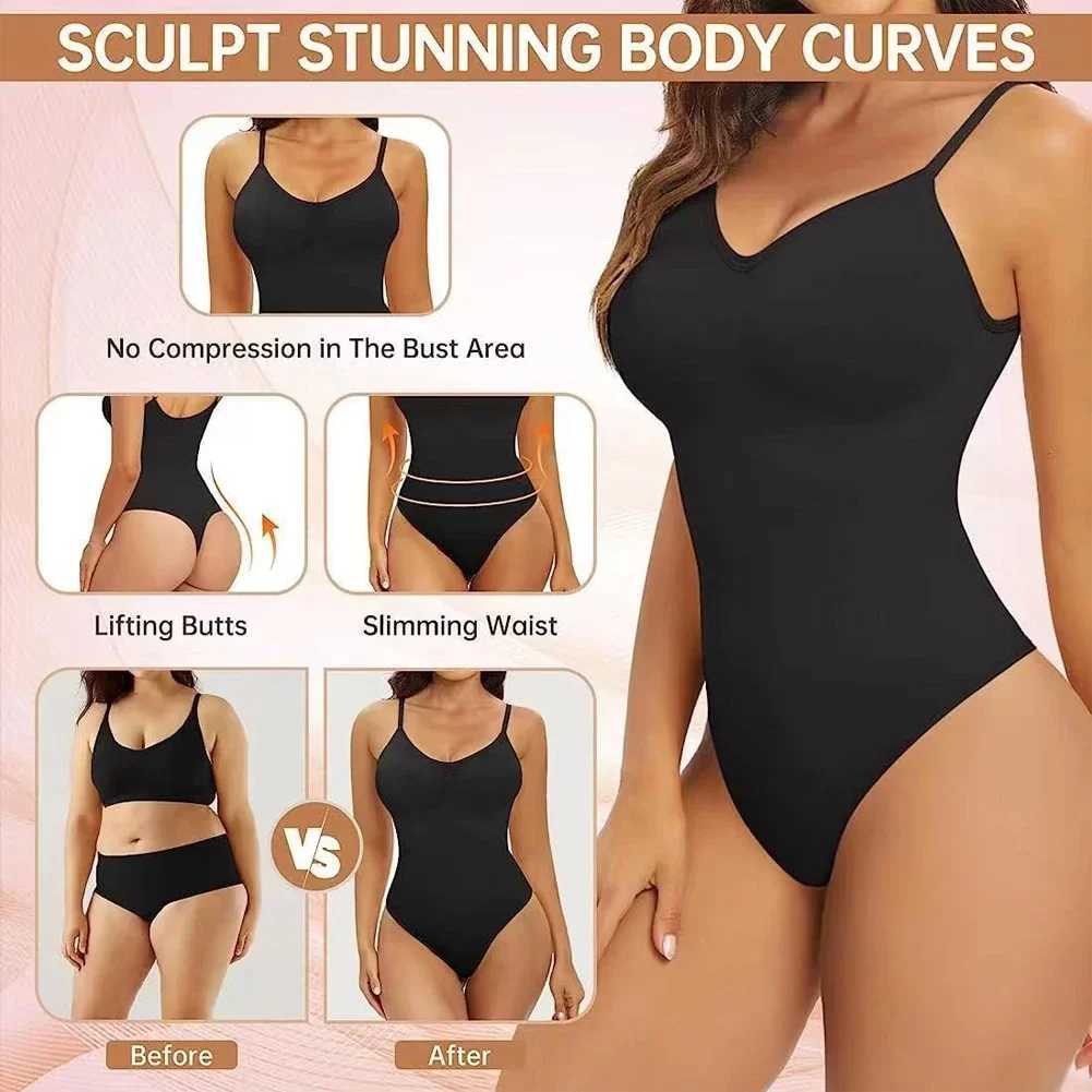 Seamless shapewear womens one-piece shapewear abdominal control jumpsuit without steel rings waist training braXJ250304